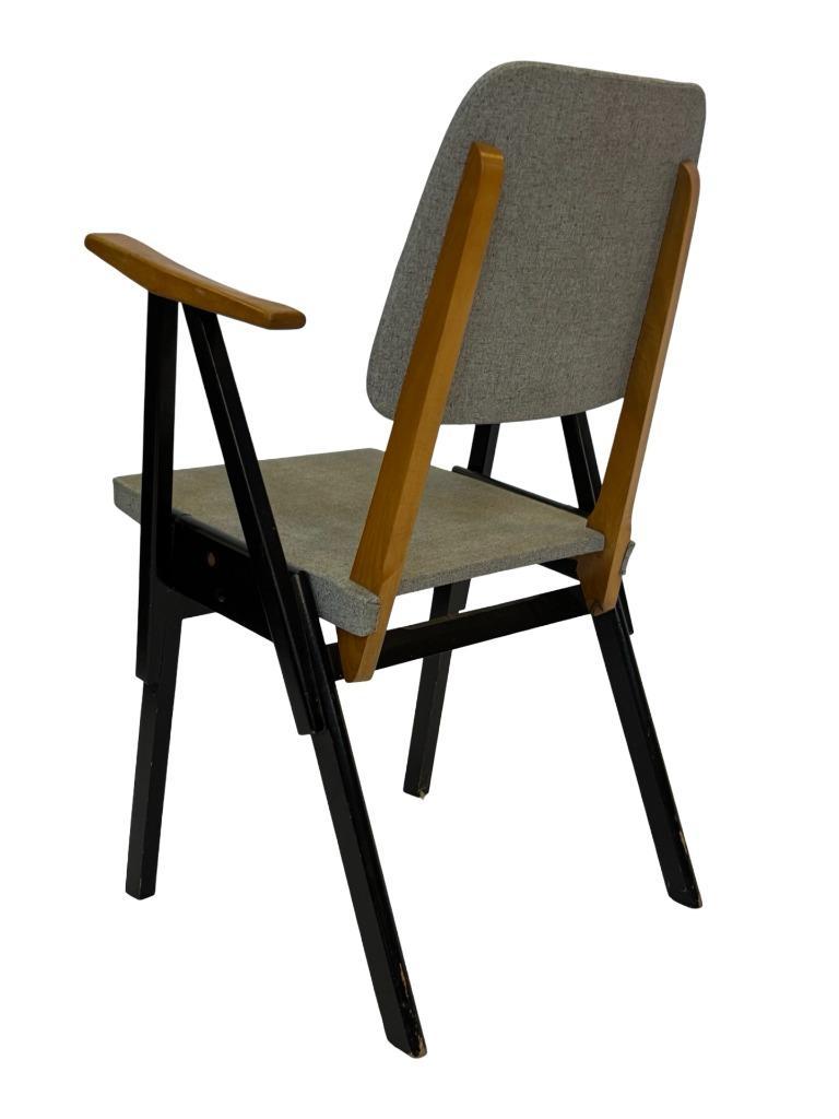 Vintage Zwager Ermeloo, Palais De Tokyo Stoel 50's Design image 14