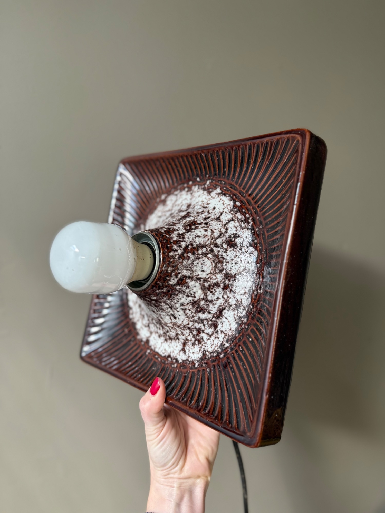 West Germany Plafondlamp / Wandlamp image 2