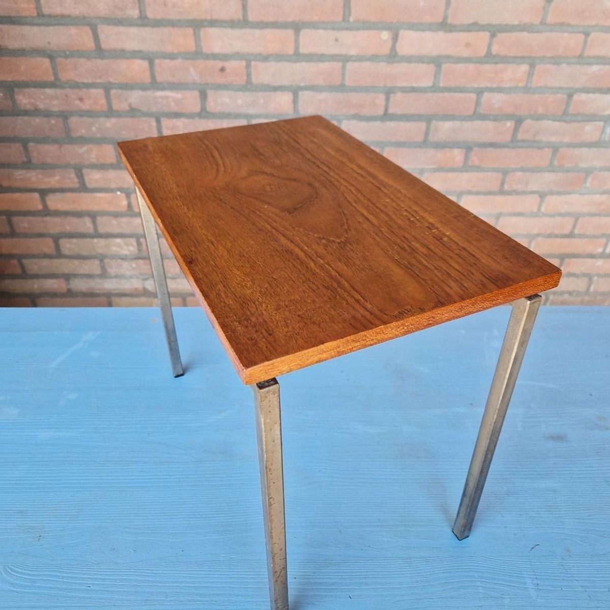 Vintage Bijzettafel Tafeltje Plantentafel Pastoe Stijl Tafel image 10