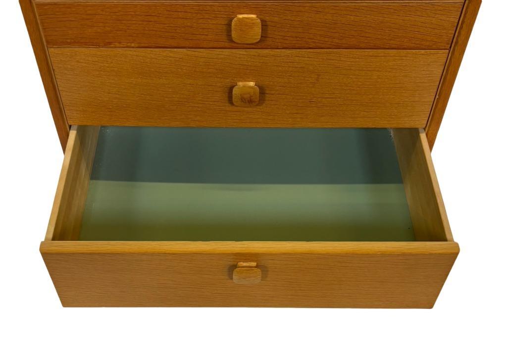 Vintage Kast Boekenkast Wandkast Jaren 60 Eiken Design image 21