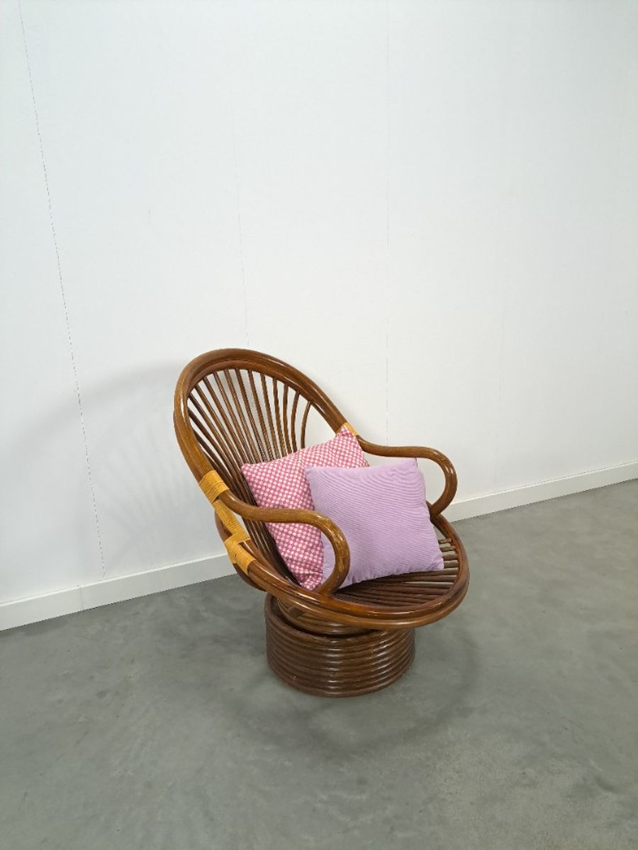 Rotan Manou Draai Stoel image 8