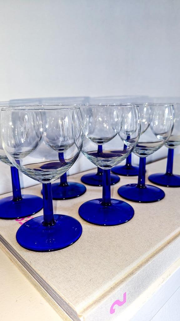 8x Wijnglas Donkerblauwe Steel Luminarc image 5