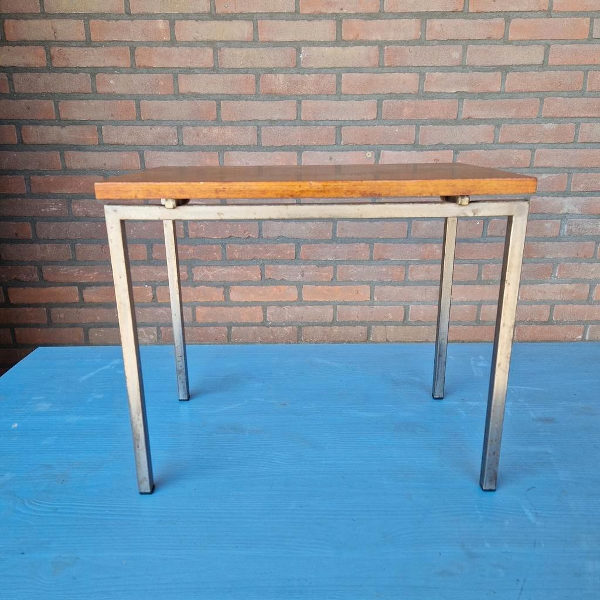 Vintage Bijzettafel Tafeltje Plantentafel Pastoe Stijl Tafel image 7