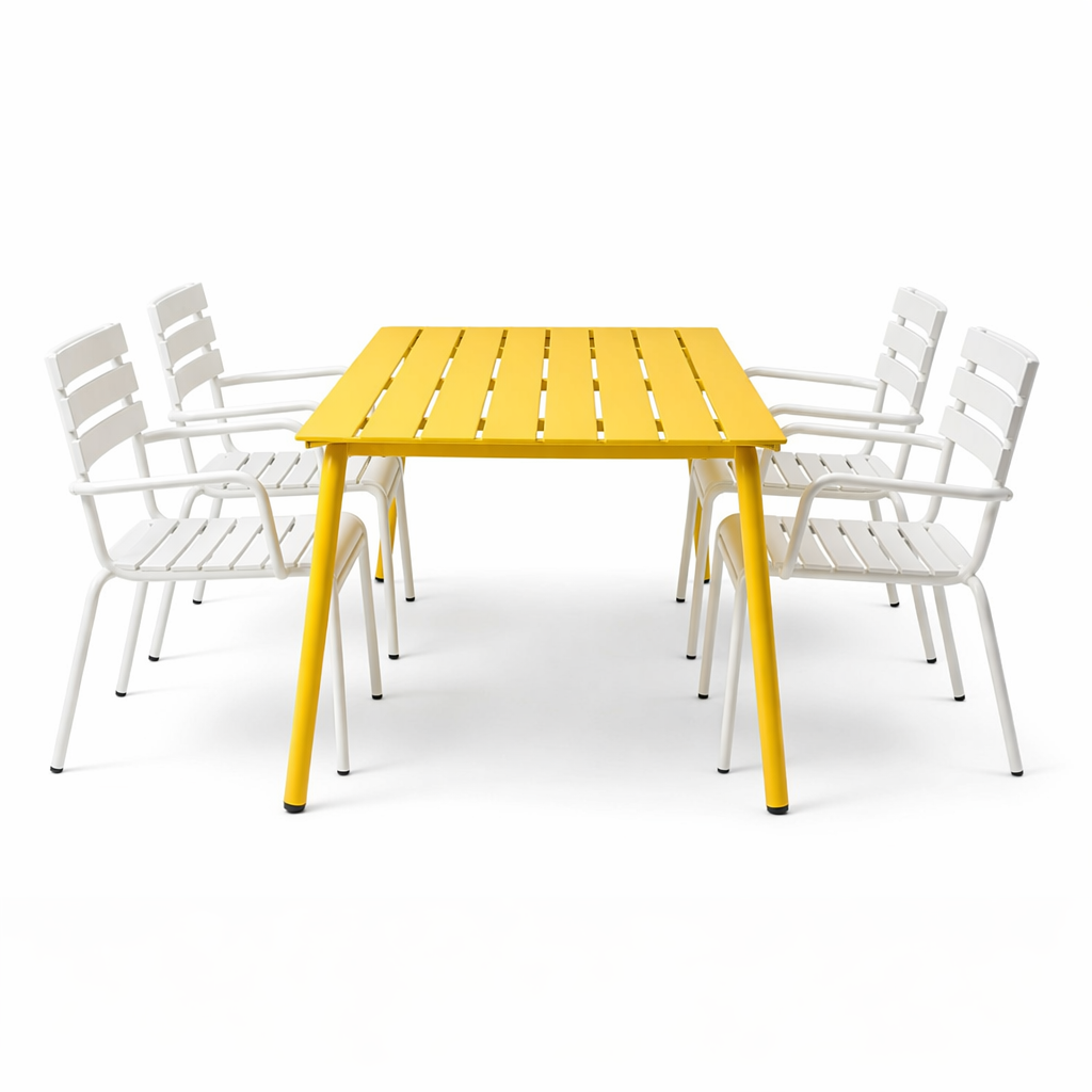 Serax X Maarten Baas Tuinset Groot Yellow & Off-white Alinged image 2