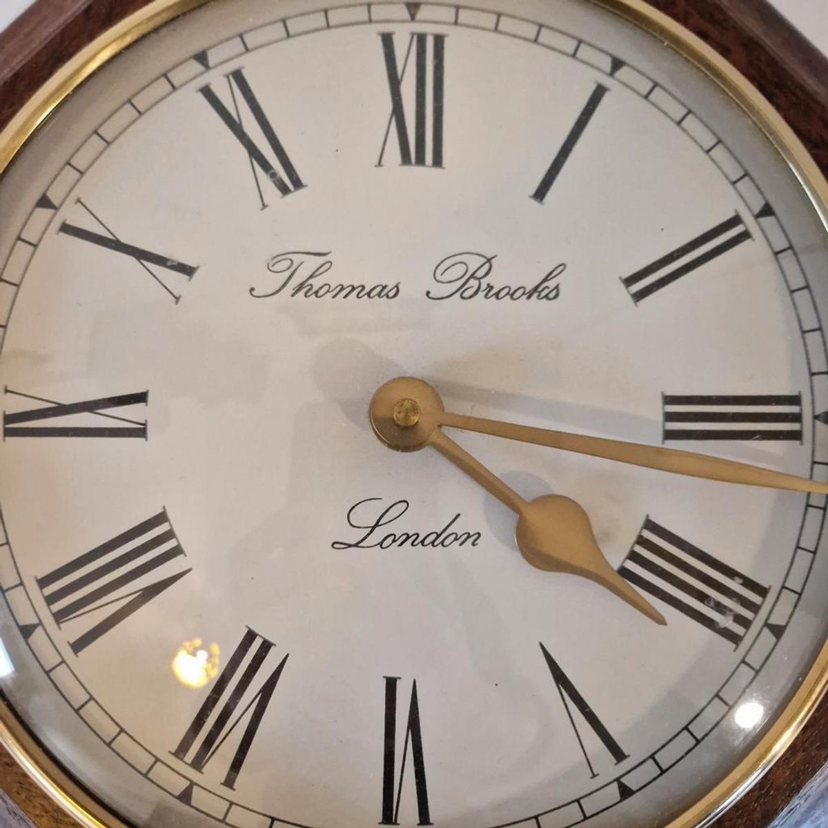 Oude Engelse Klok Wandklok Thomas Brooks London image 3