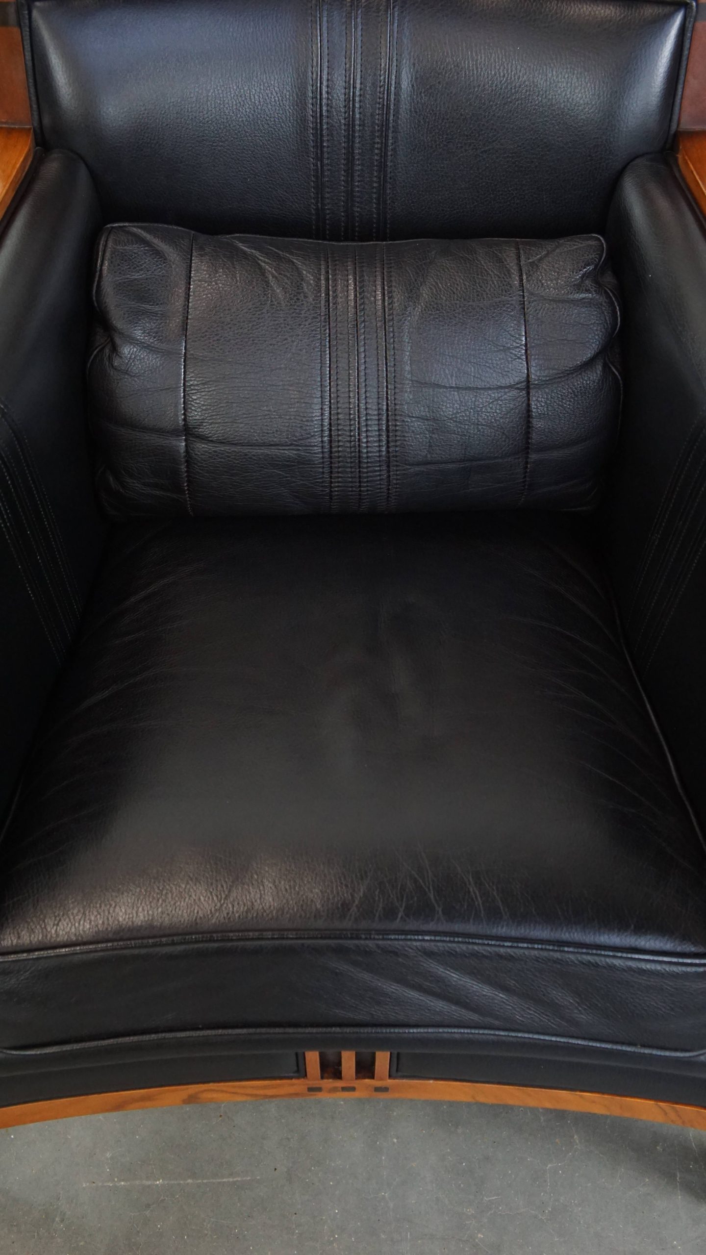 In Goede Staat Verkerende Zwarte Art Deco Schuitema Design Fauteuil Uit De Decoforma Serie image 7