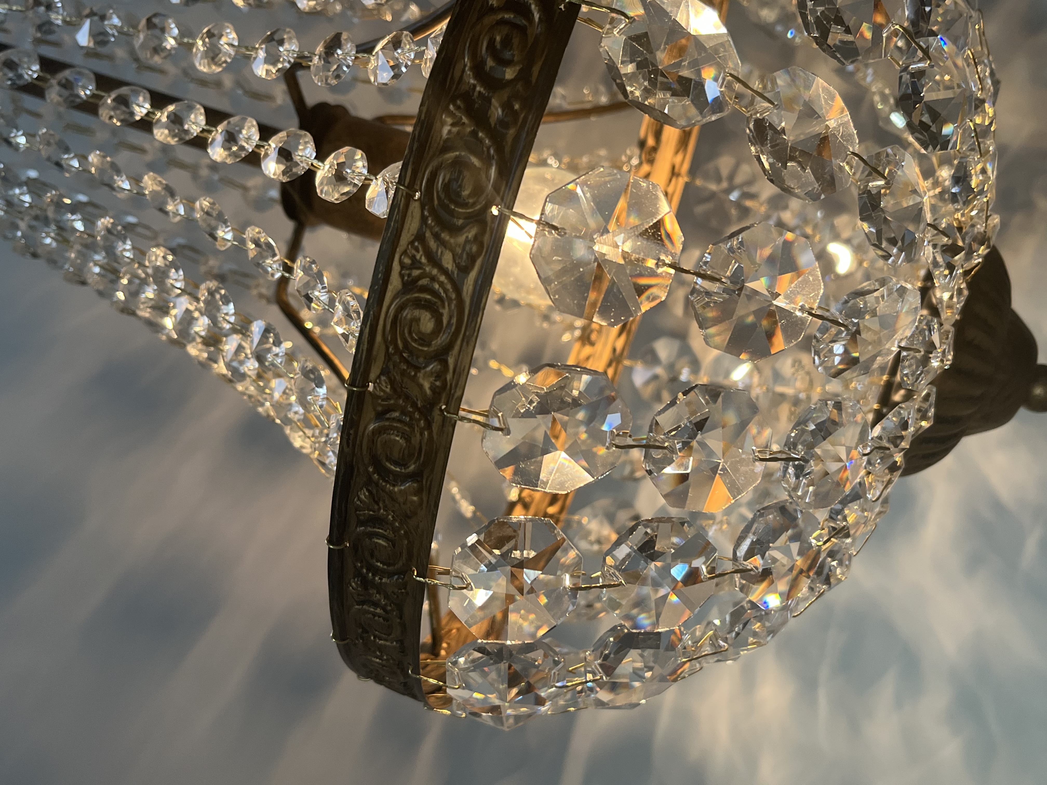 10 Beschikbaar ! Zakkroonluchter Kristal Kroonluchter Hanglamp Vintage Stijl Prijs Per Stuk image 6