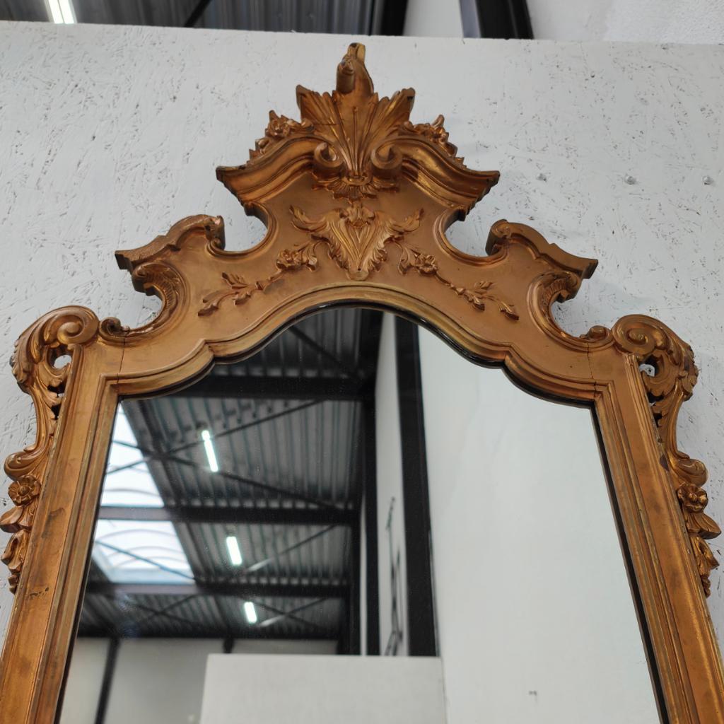 Vintage Brocante Rococo Barok Spiegel Schouwspiegel 706 image 4