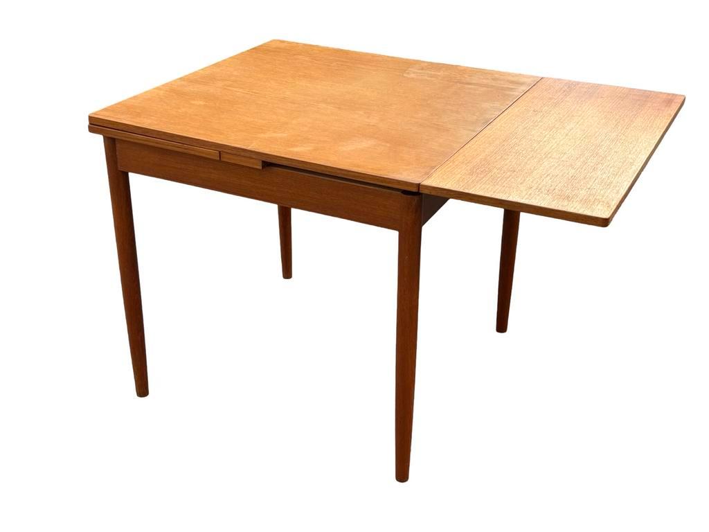 Vintage Eettafel Table Teak Fineer Jaren 60 Uitschuifbaar image 17