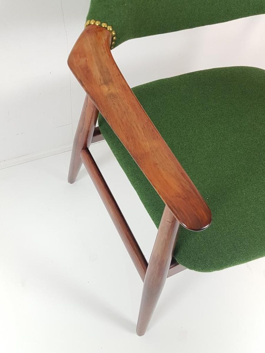 Vintage Deense Stoel Erik Kirkegaard | Nieuw Gestoffeerd image 6