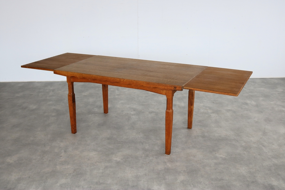 Brutalist Eettafel | Vintage Tafel | Eiken | Kjaernulf image 9