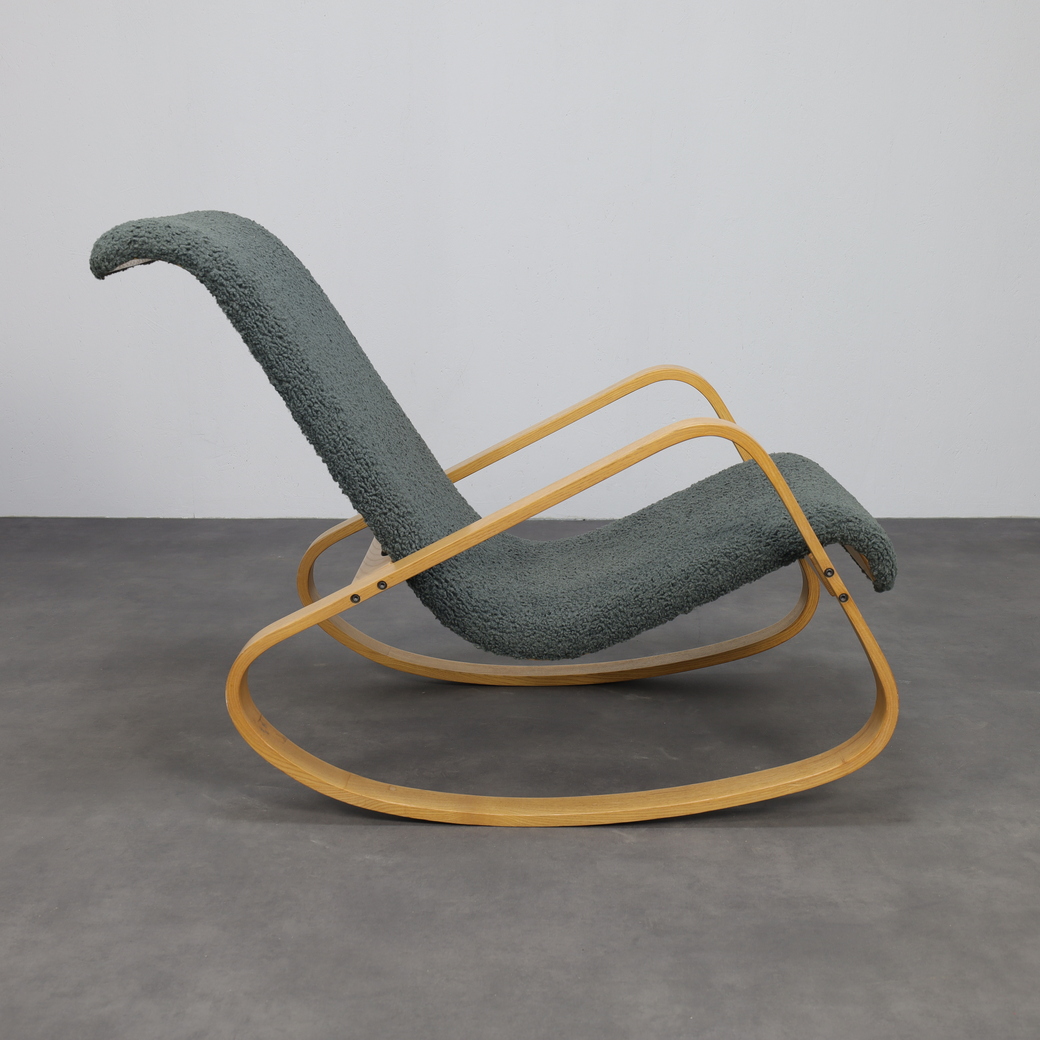 Rocking Chair “dondolo” By Luigi Crassevig, Italy, 1970s image 4