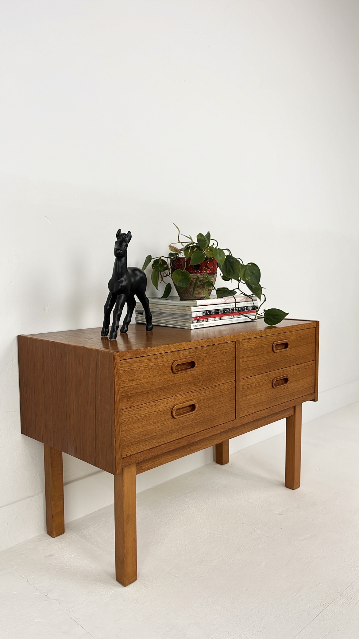 Scandinavisch Vintage Teak Fineren Ladekast Renal image 5