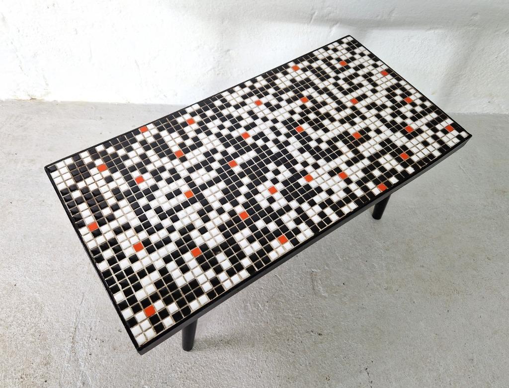 Vintage Plantentafel Mozaïek, 1960S image 2