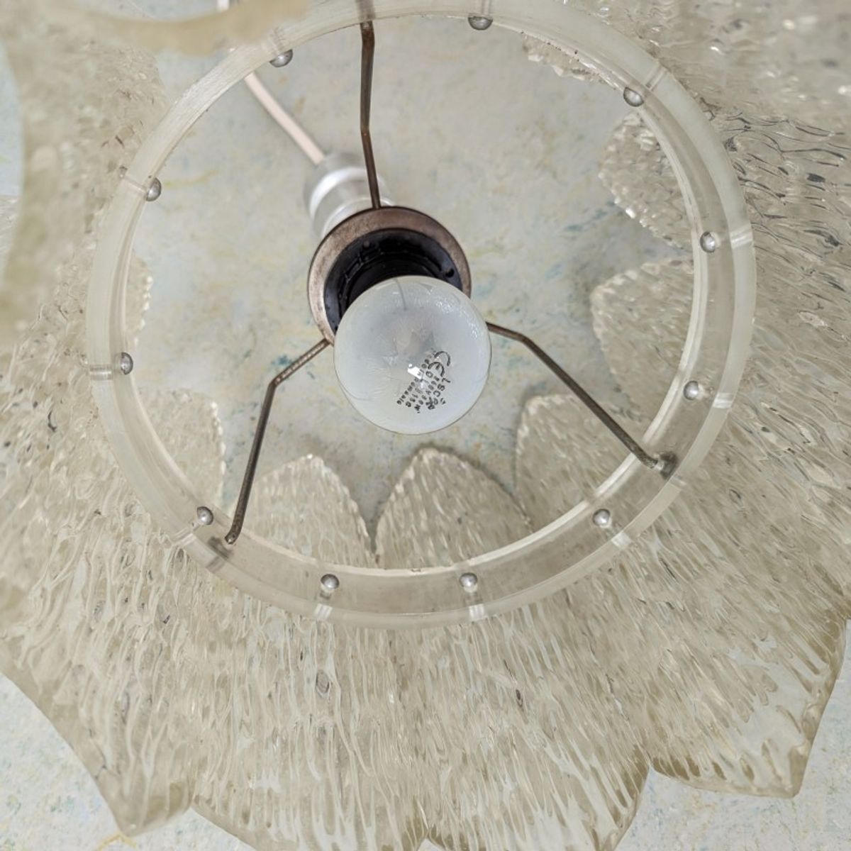 Jaren 70 Hanglamp – Marbach Acrylite - (kg41) image 6