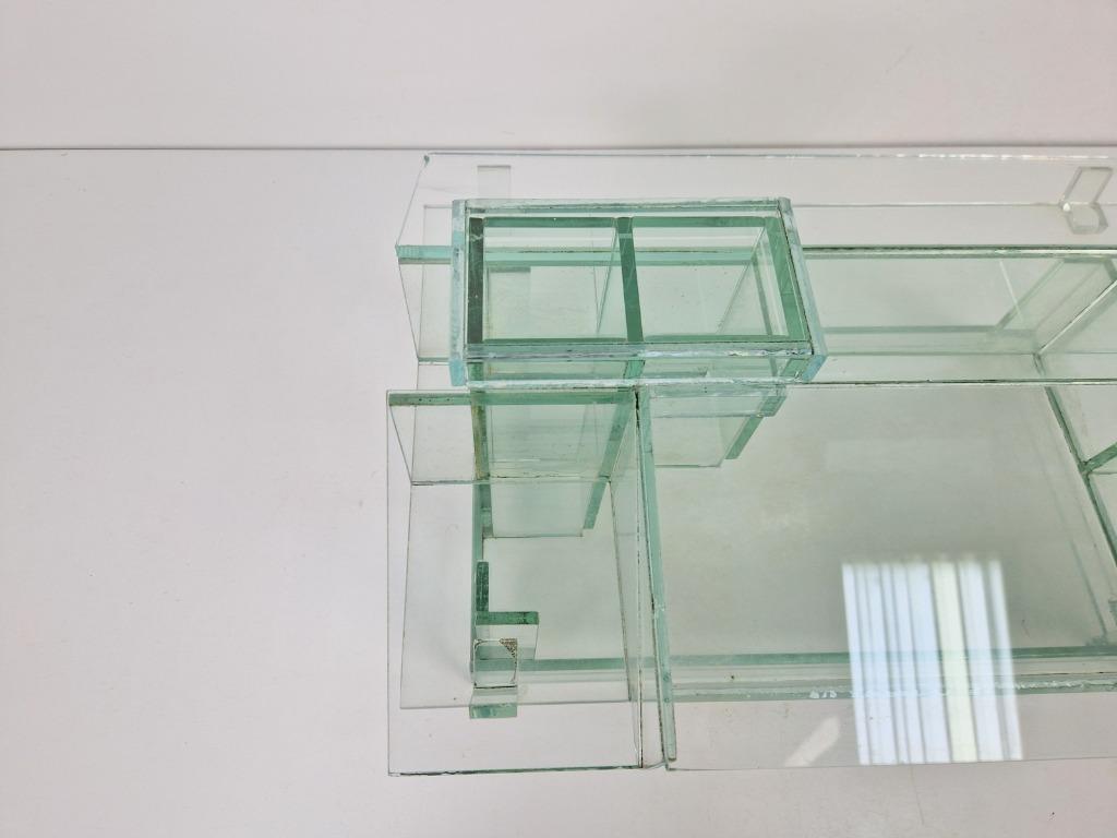 Vintage Glazen Designobject Modernist Modelhuis Uniek Glas image 7