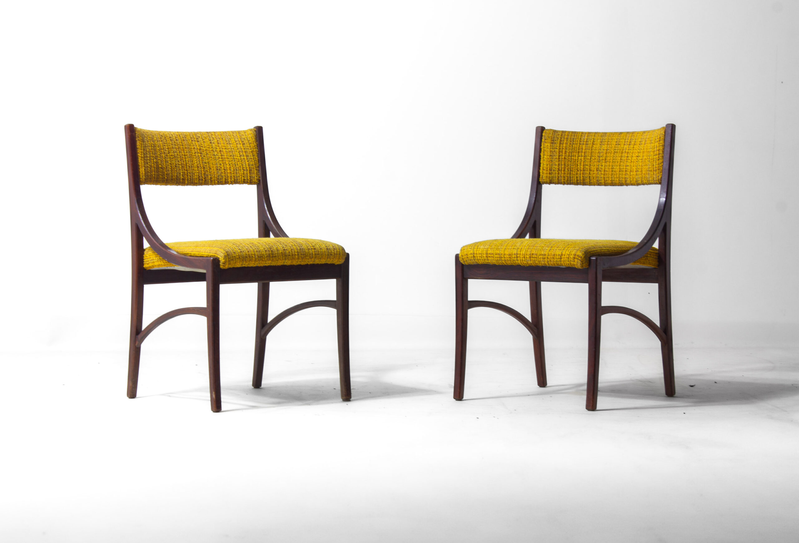 Vintage Set Van 5 Italiaanse Eetkamerstoelen Van Ico Parisi, 1960 image 7