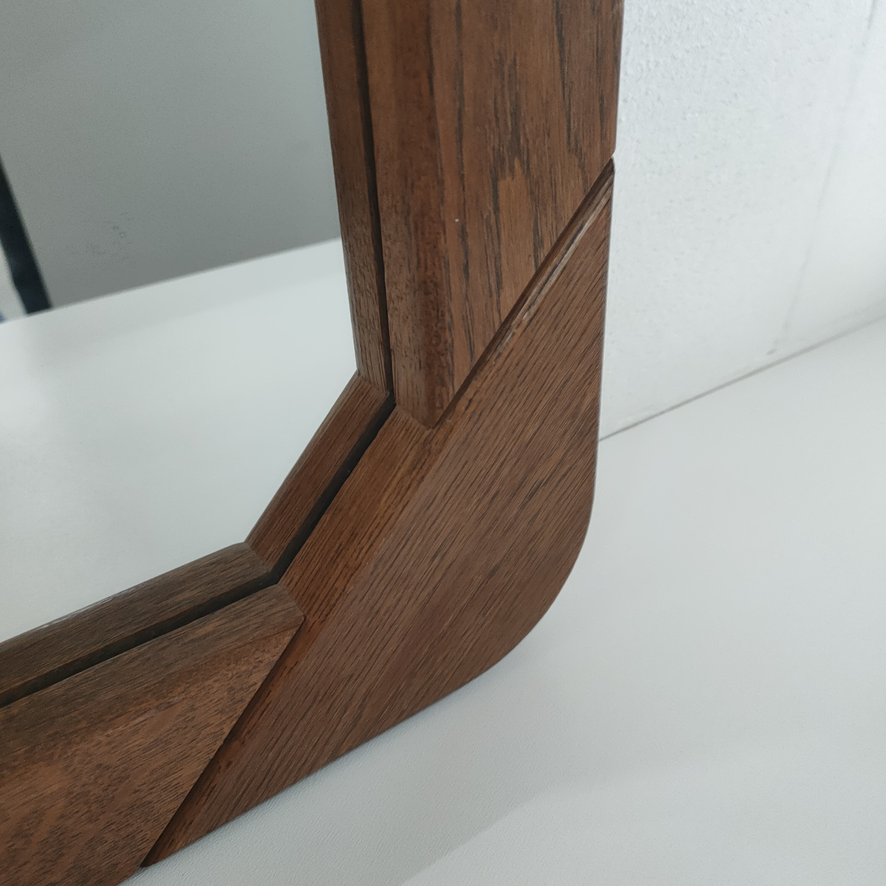 Vintage Jaren 70 Spiegel In Houten Frame image 5