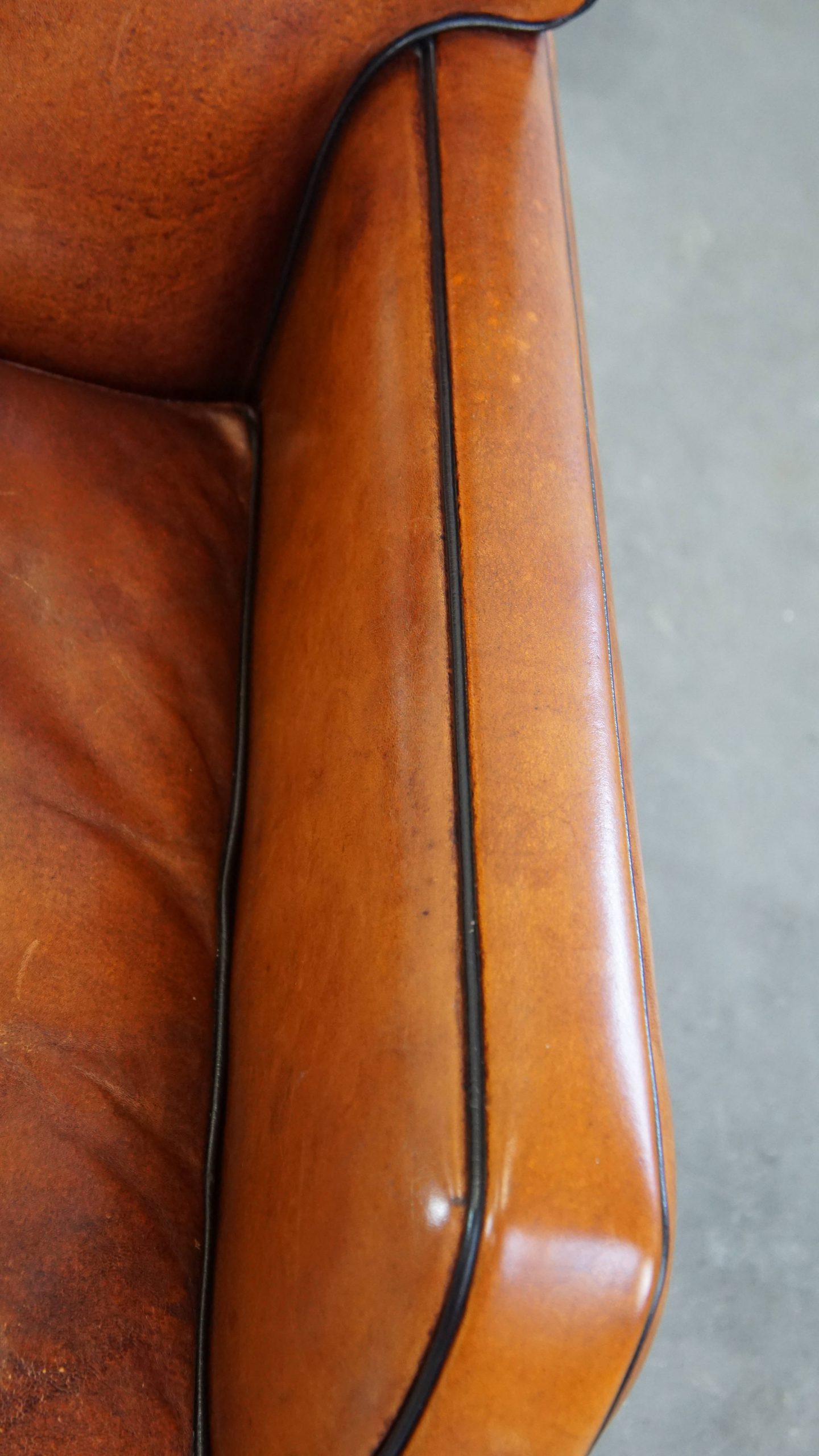 Comfortabele Armchair Van Schapenleer Met Een Mooie Afwerking En Prachtige Kleuren image 9