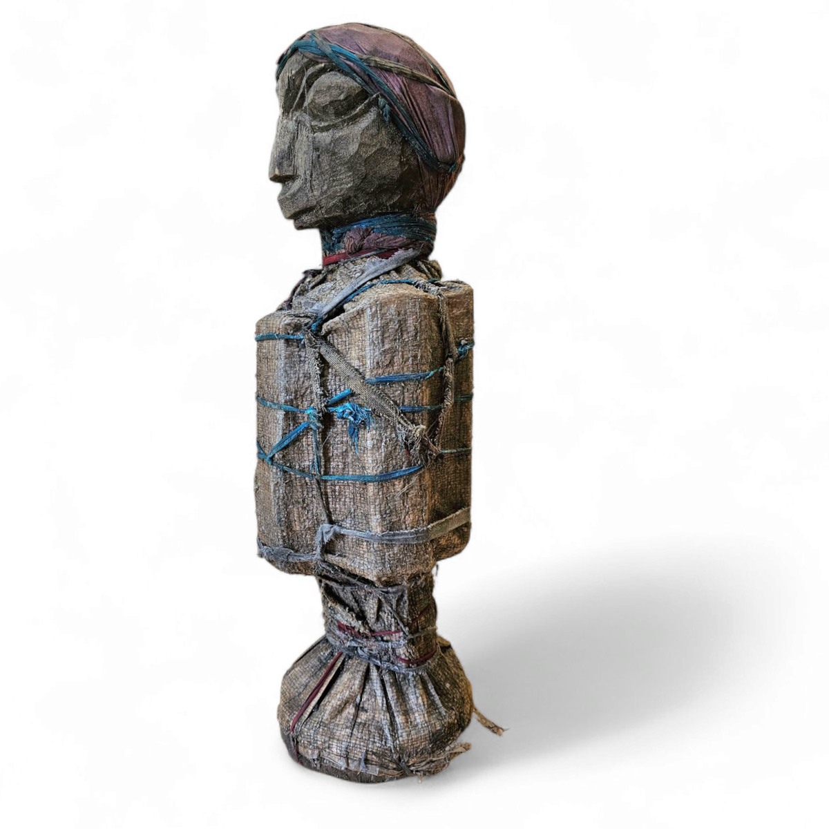 African Sculpture / Multi Material Figure / Height 65 Cm / 1970s image 21
