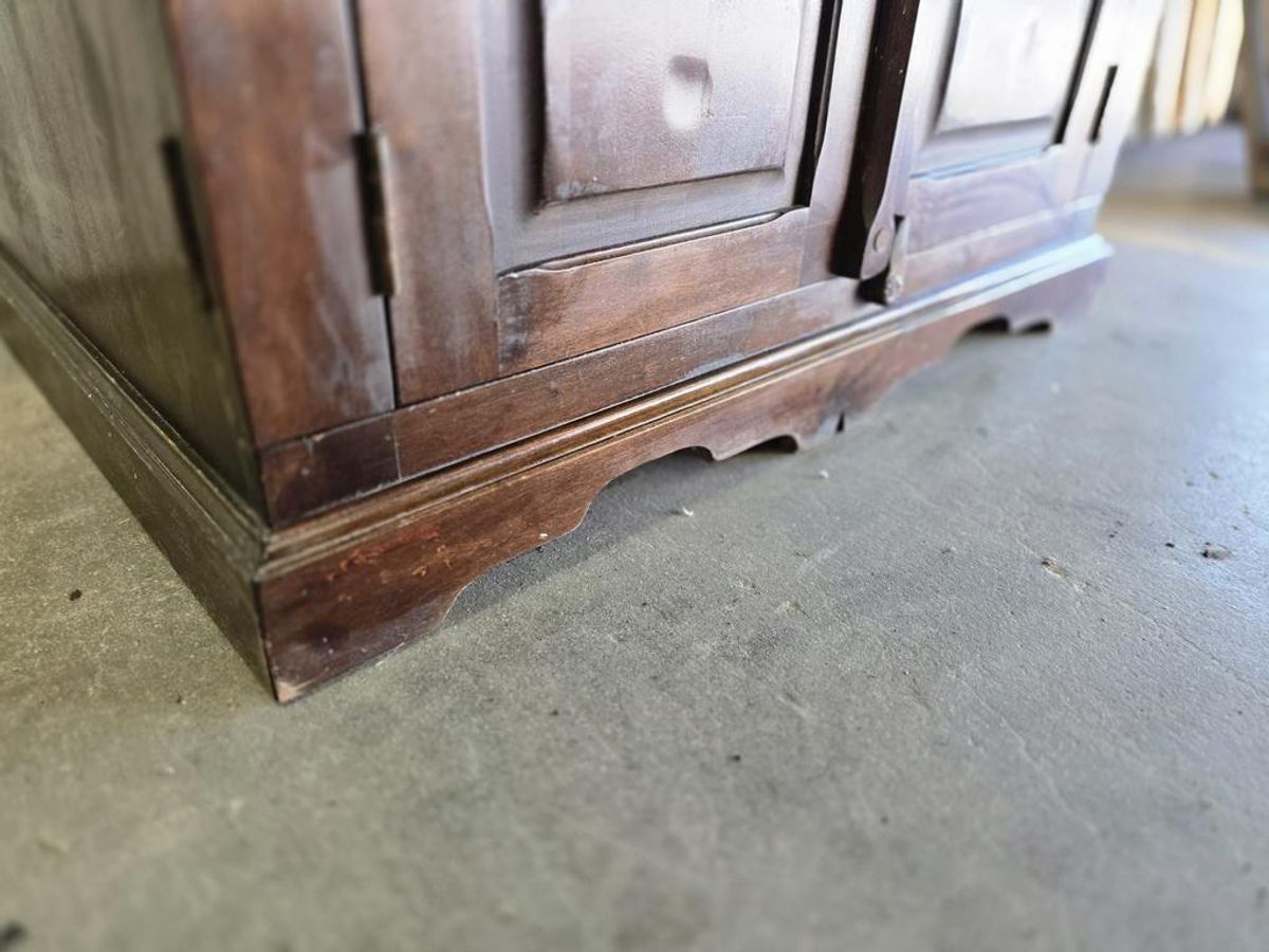 Vintage Stoere Houten Kast / Leggerkast / Opbergkast image 12