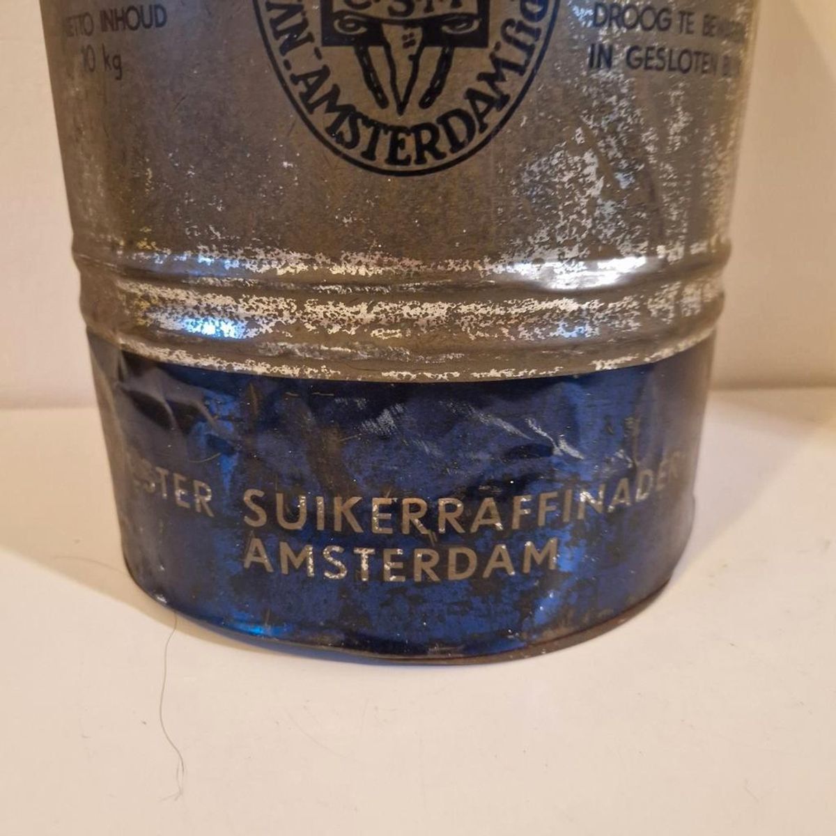 Groot Blik Amsterdam Wester Suiker Raffinaderij Poedermelis image 3