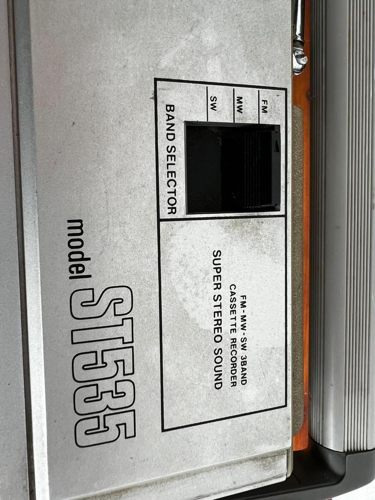 Vintage Radio / Cassette Speler Silver St535 image 7
