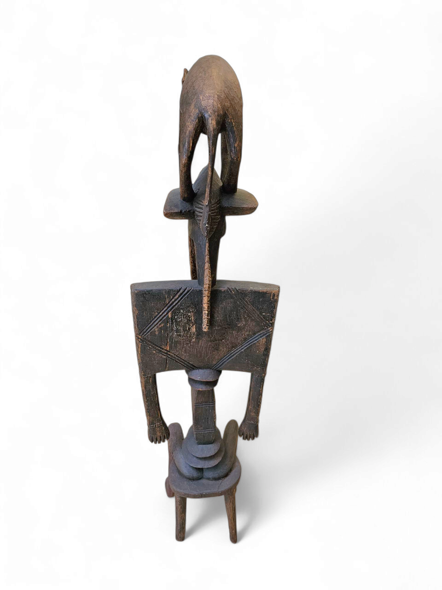 Wooden / Dogon / African Figure Sculpture / 1960s image 15