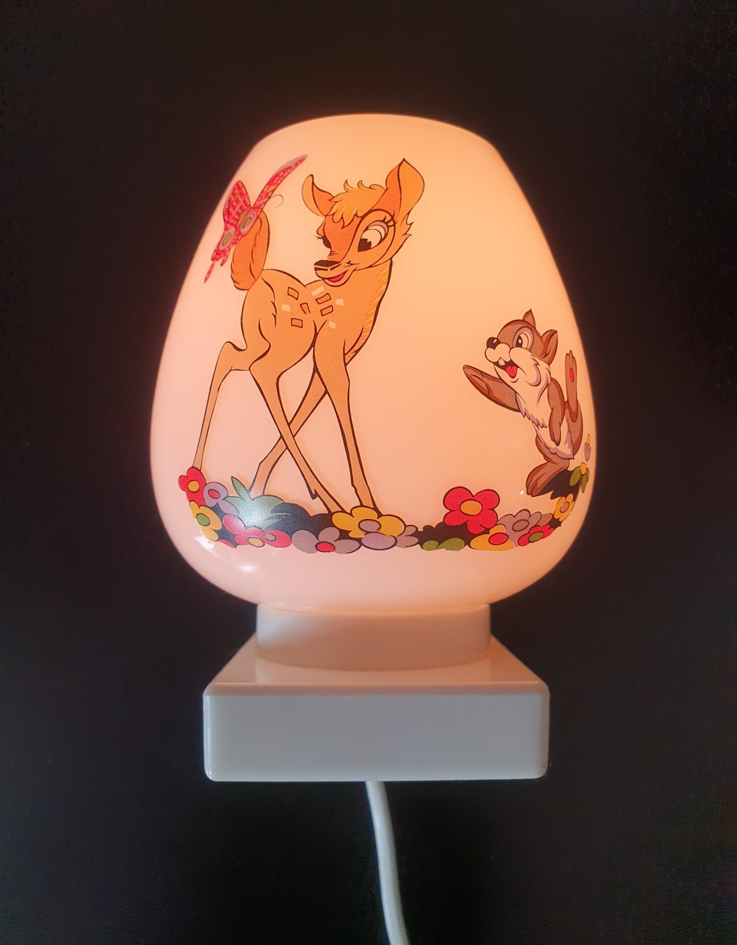 Vintage Disney Bambi Herda Kinderlamp Wandlamp image 4