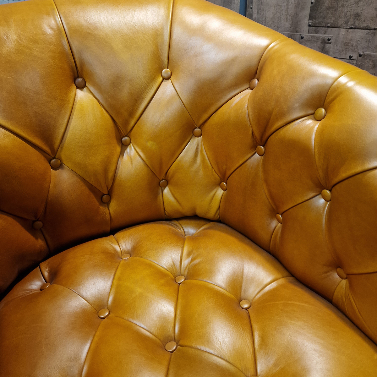 Chesterfield Club Chair - Golden Oak image 7