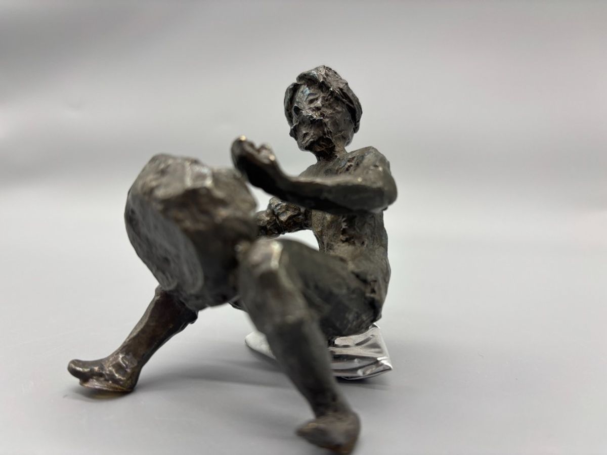 Bronzen Figuur Marktkoopman image 6
