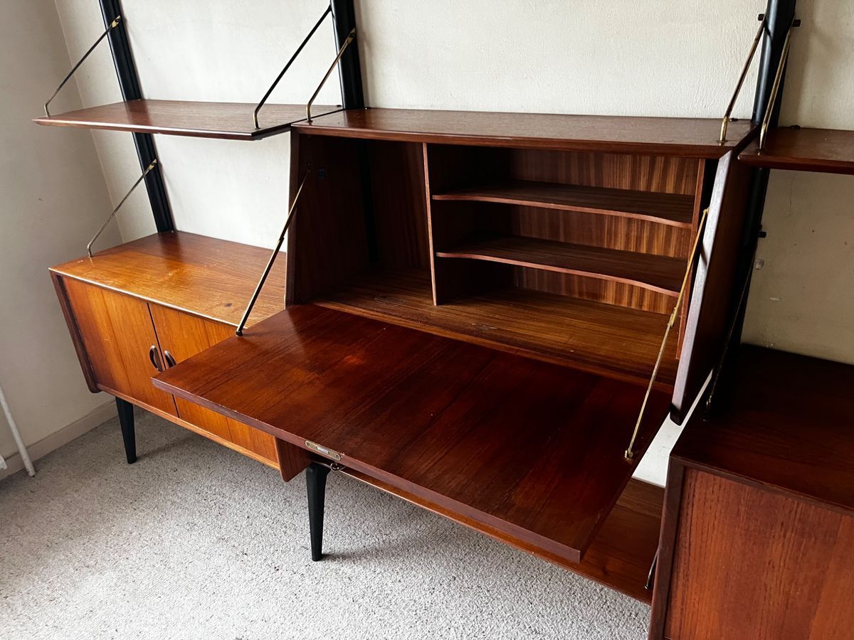 Prachtig Vintage Wandmeubel Van Wébé Door Louis Van Teeffelen image 11