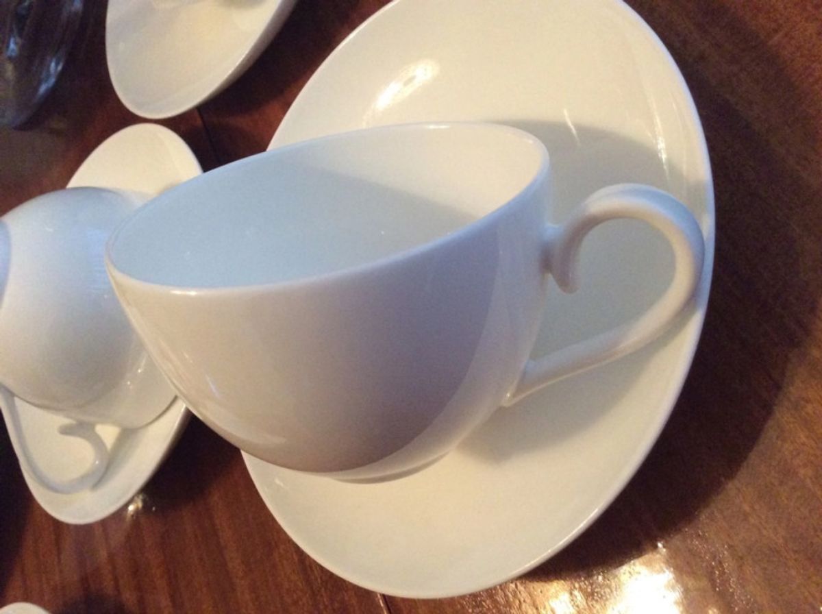 5 X Kop En Schotels Van Villeroy & Boch In Wit Nieuw image 3