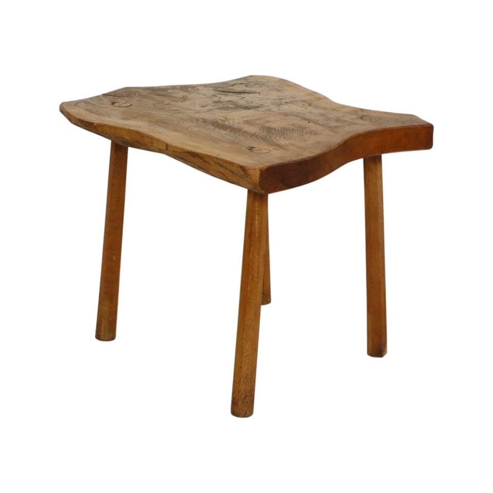 Rustieke Bijzettafel Wortelhout Boomstam Brutalist 54cm image 9
