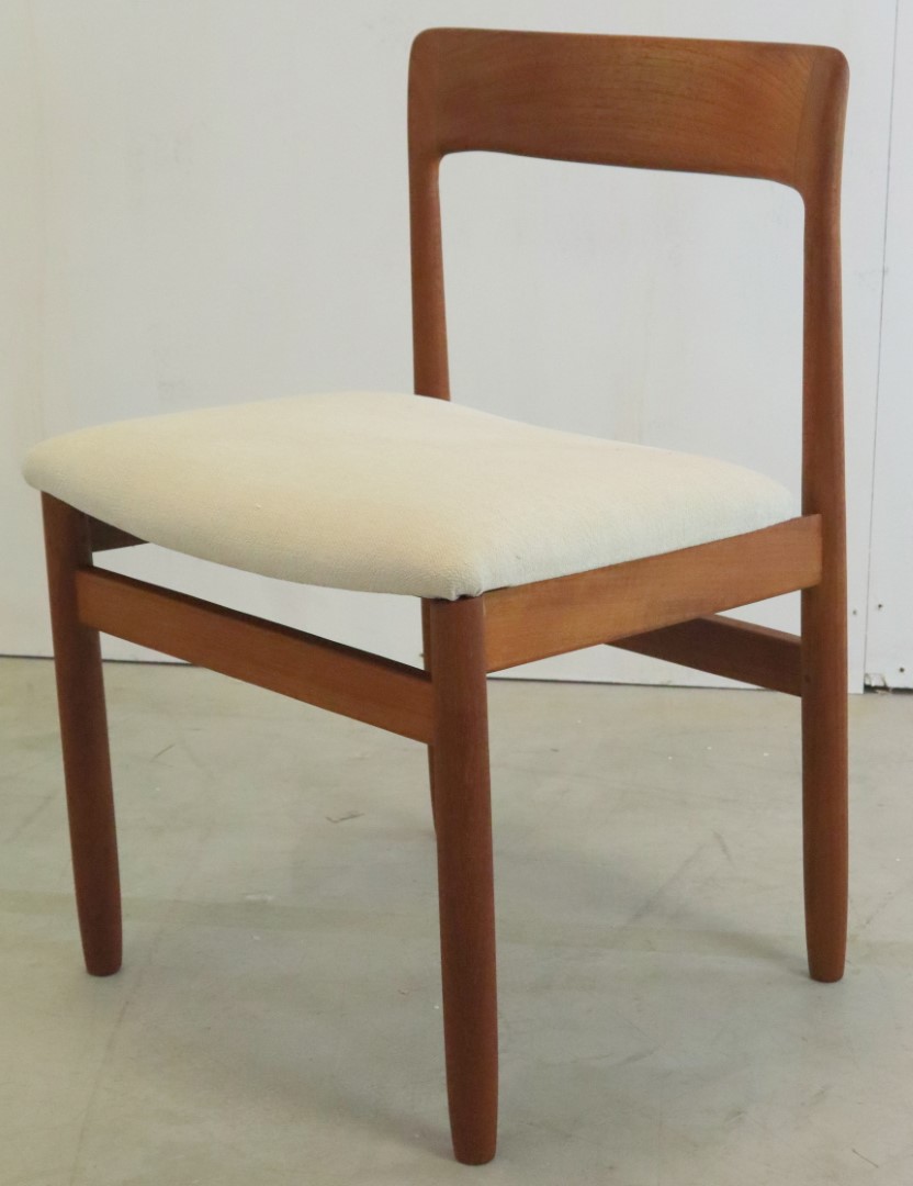 Set 6 A. Younger Stoelen Eetkamerstoelen Vintage Reupholstered image 14