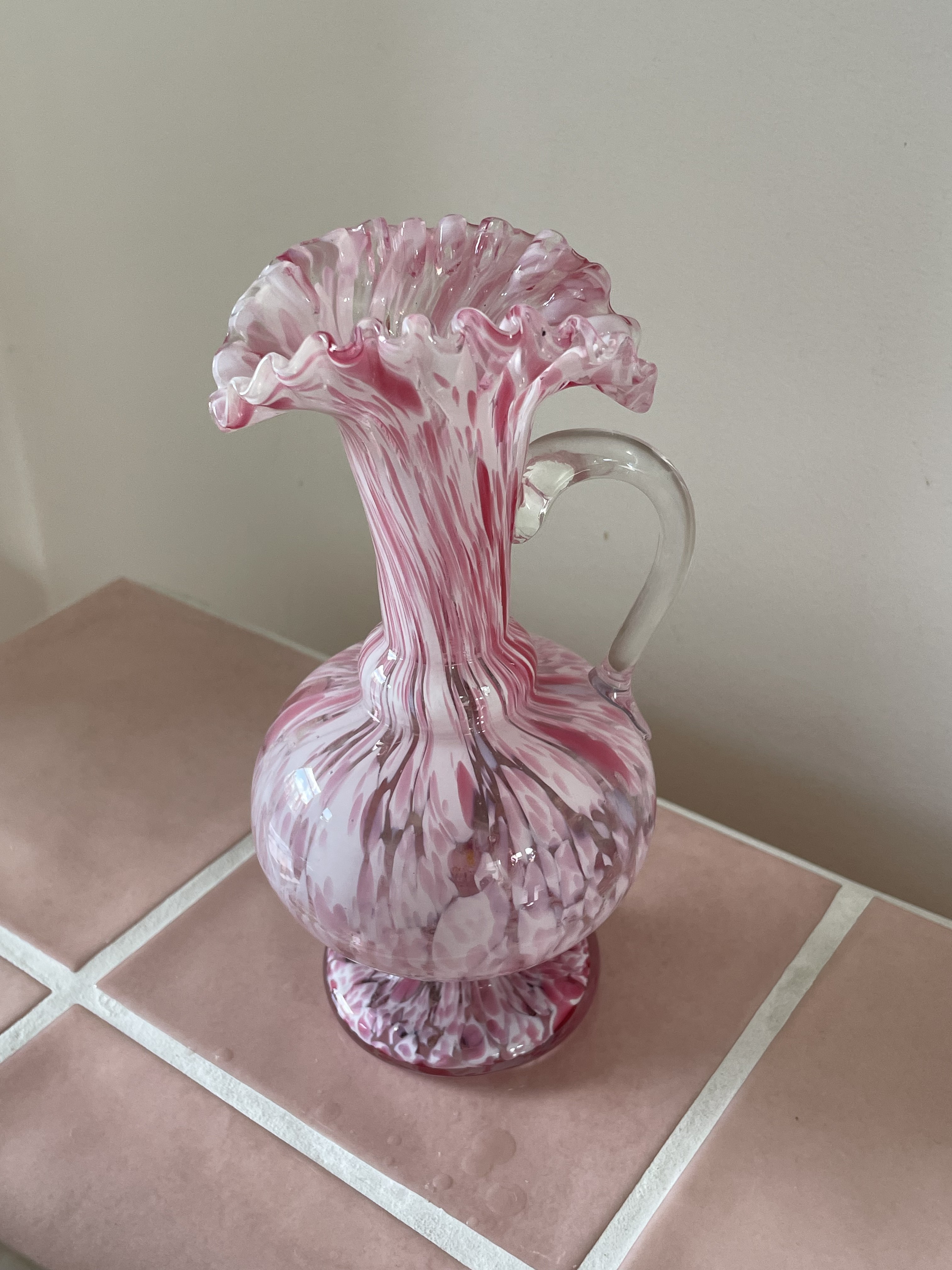 Kleine Gespikkelde Murano Vaas image 5