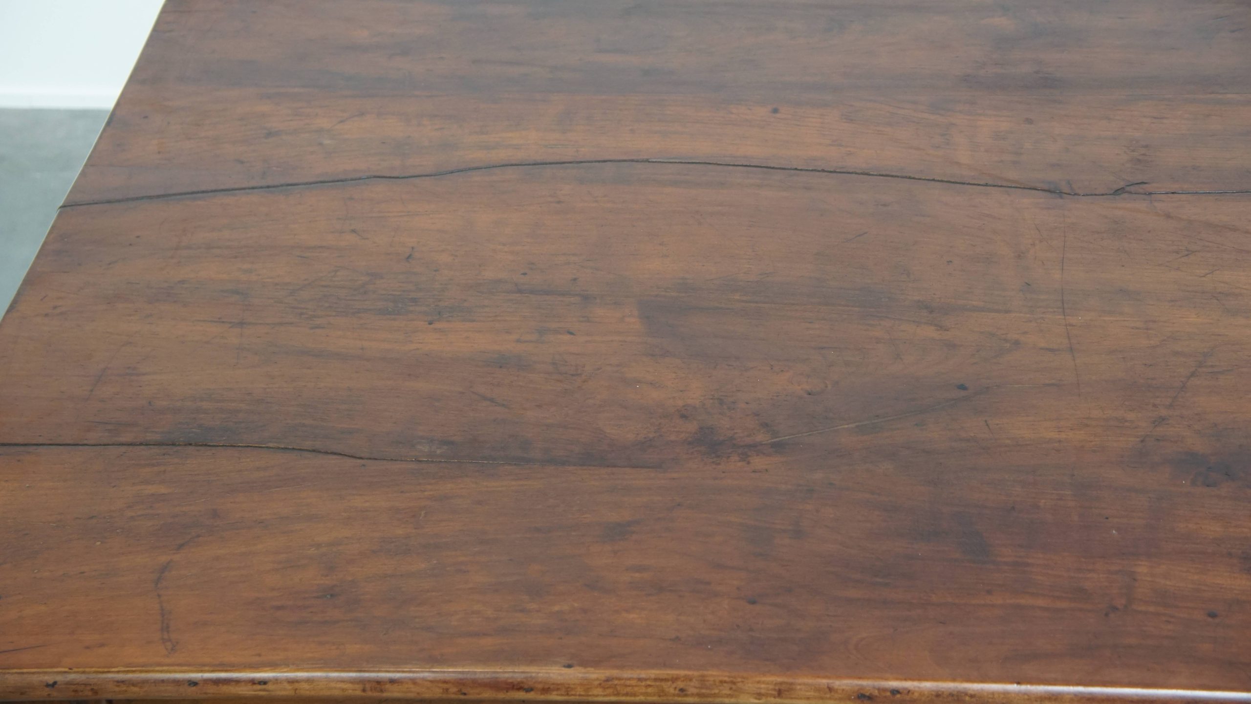 Antieke Franse Eettafel Gemaakt Van Kersenhout In Een Warme Kleur image 9