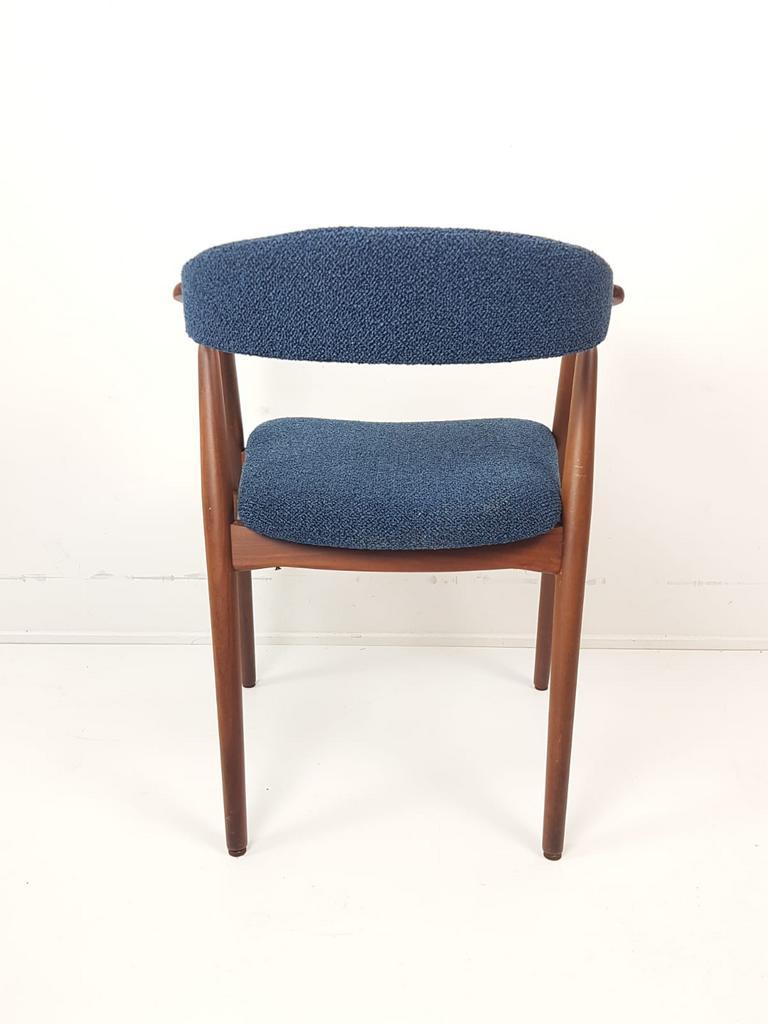 Set Van 2 Deense Vintage Farstrup Stoel Blauw Thomas Harlev image 9