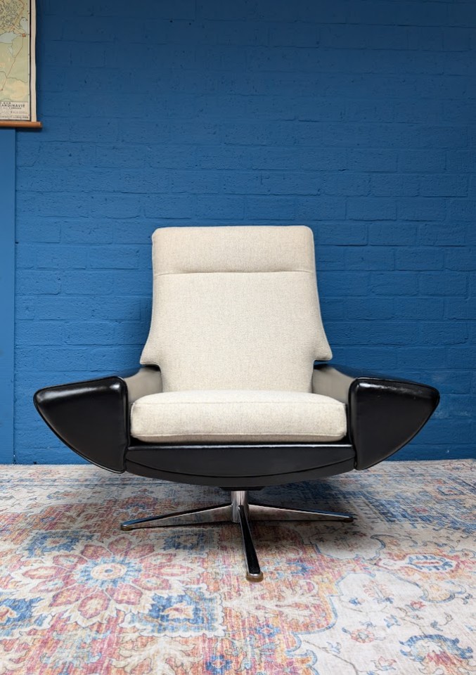 Vintage Space-age Deens Design Fauteuil, <<<brand>>>, Jaren '60 image 4