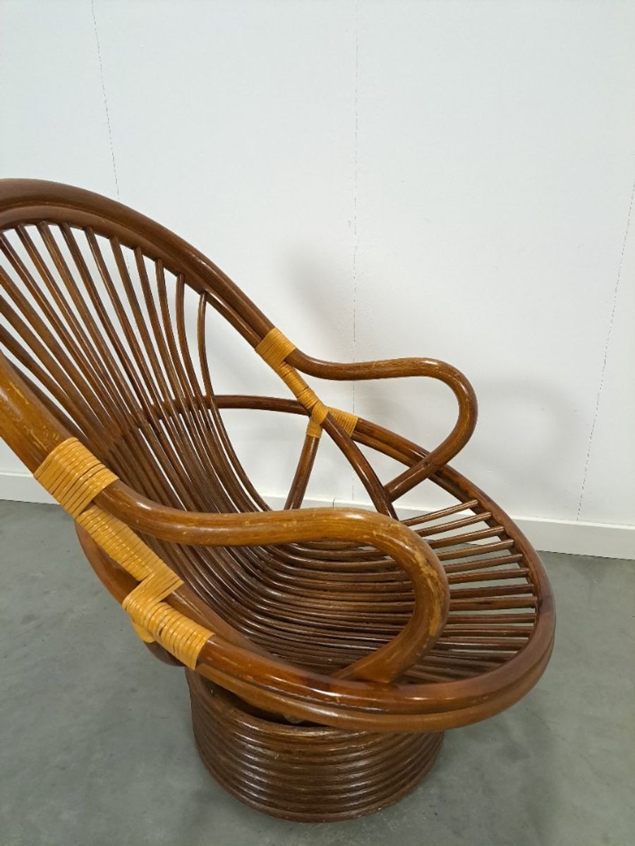 Rotan Manou Draai Stoel image 6