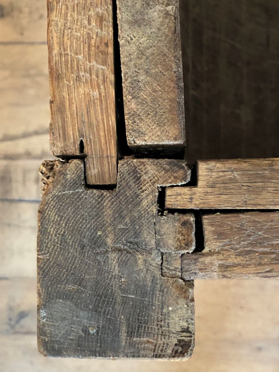 Eiken Bakkerstrog – Slagersblok - Frankrijk 2e Helft 19e Eeuw image 11