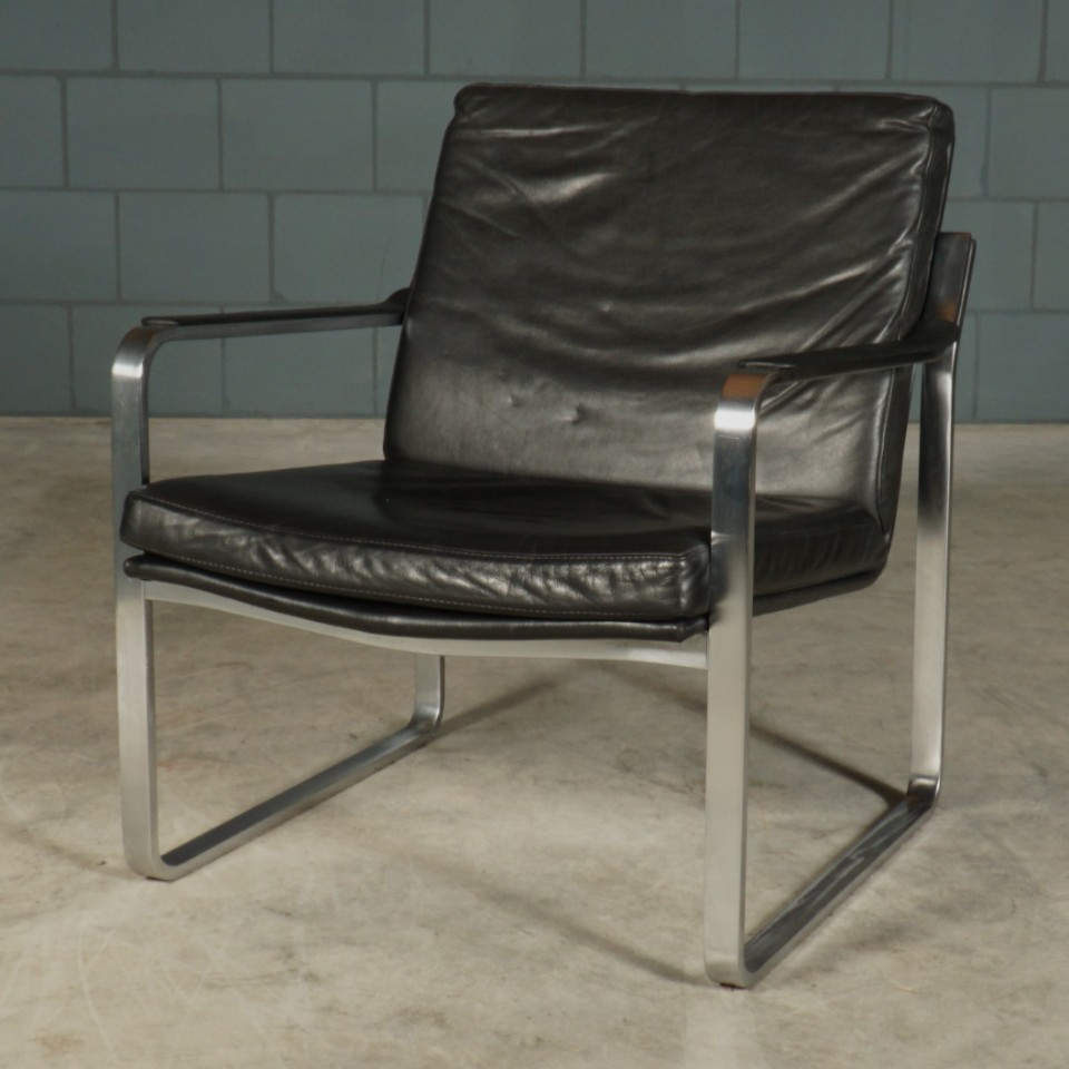 Vintage Lederen Designfauteuil – Walter Knoll – Jaren 60 image 6