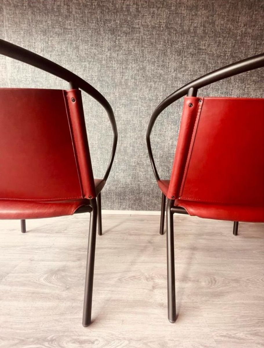 2x Danish Design- Afteroom Lounge Chair, Cognac Leather, Menu image 7