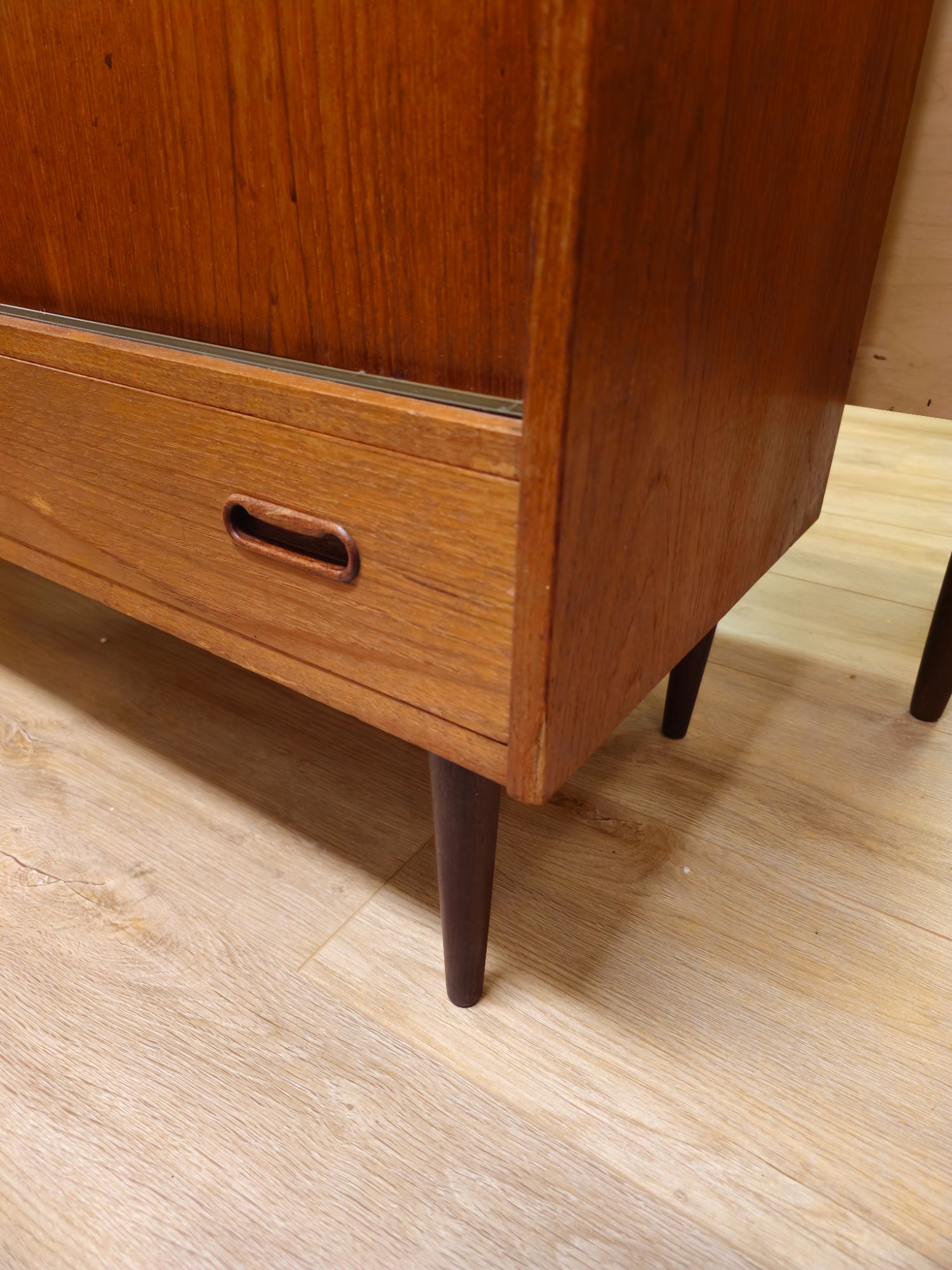 Vintage Deens Highboard Dressoir Teak Kast Kastje image 14