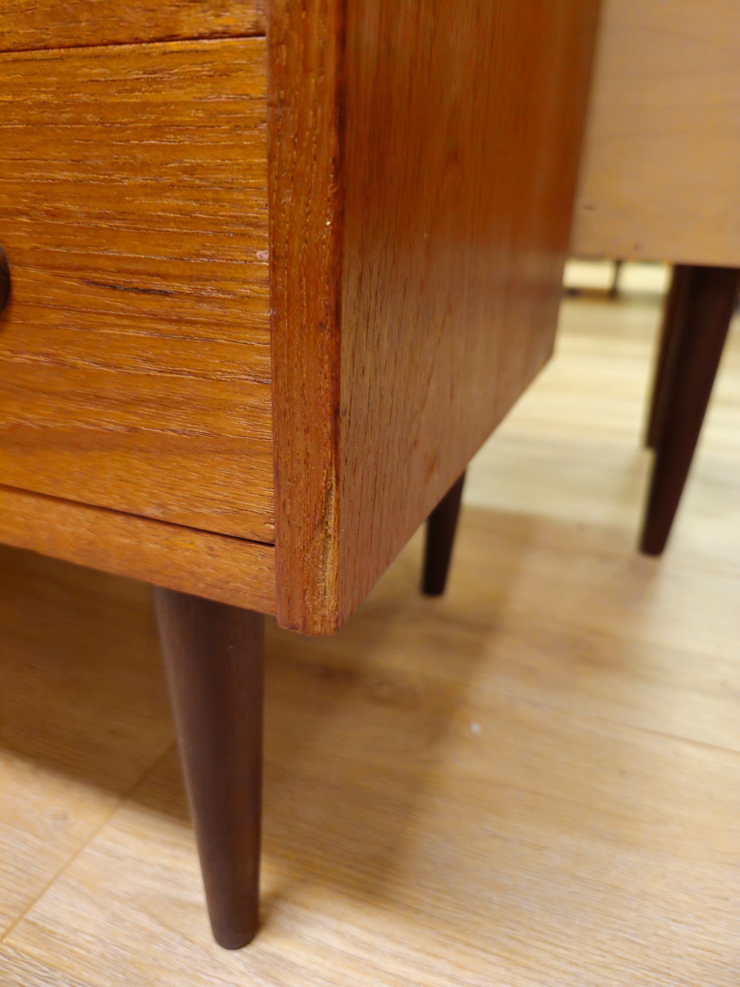 Vintage Deens Highboard Dressoir Teak Kast Kastje image 11