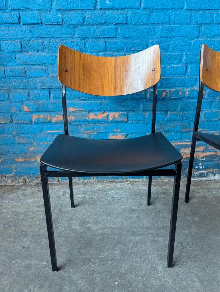 2x Vintage Industriële Stoelen, Italië 1960s image 7