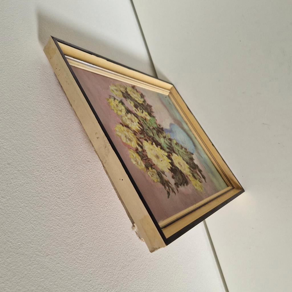 Olieverf Op Doek J Vijn . R Bloemen Schilderij image 7