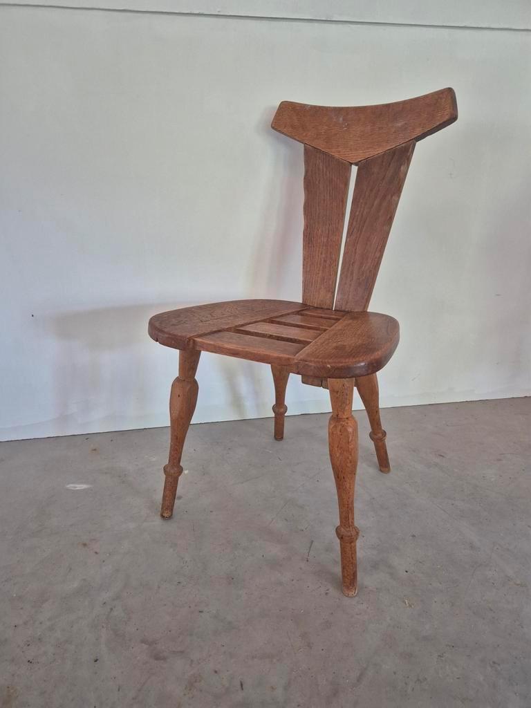 Belgische Vintage Brutalist Stoel Design image 5