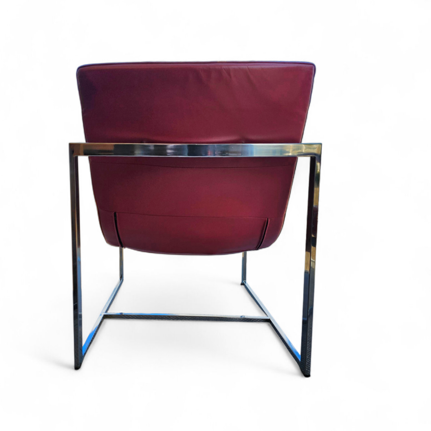 2 X Oscar Lounge Chair / Martin Haksteen / Harvink / Red Leather / Very Good Condition / 1980s image 6