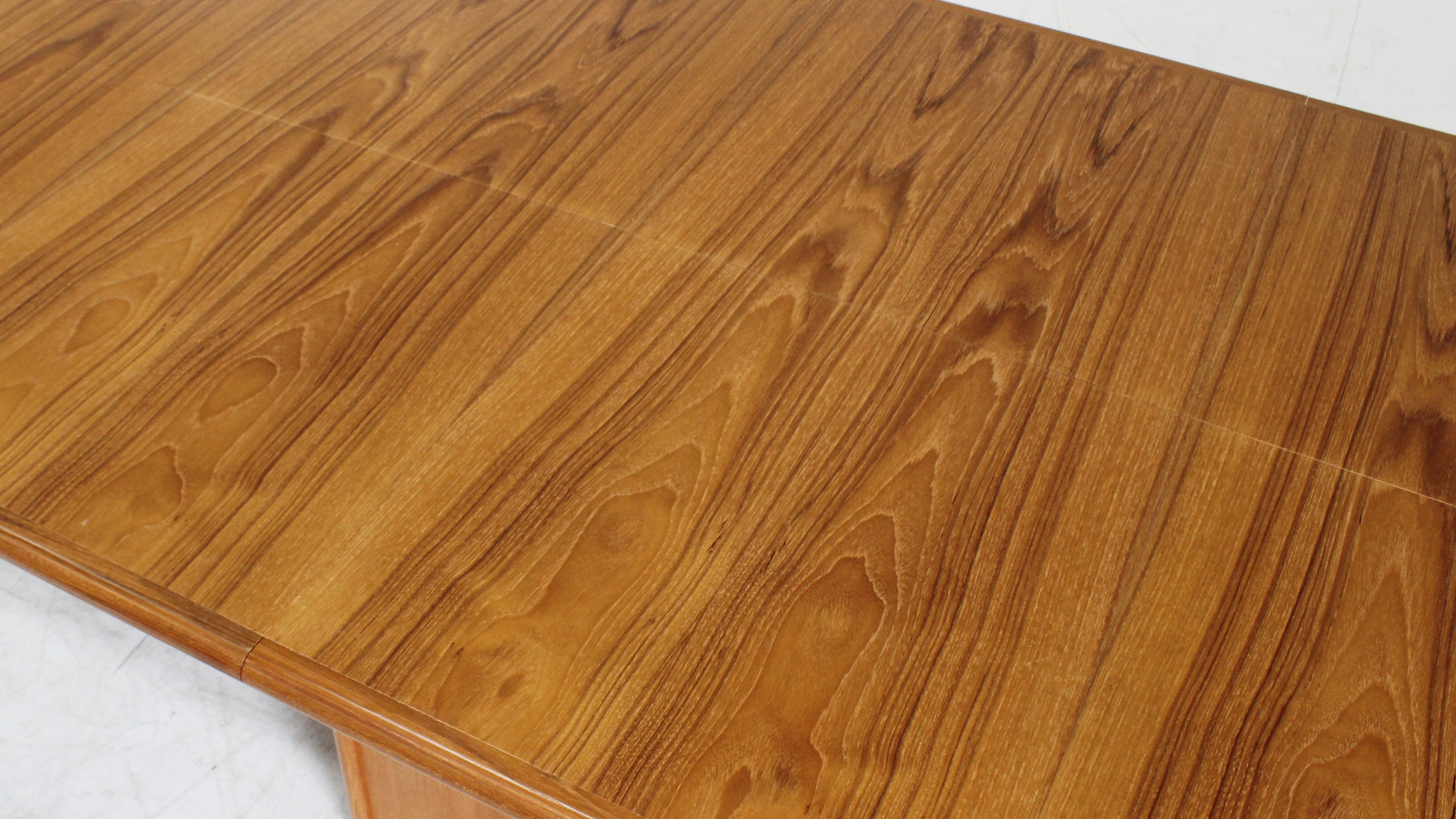 Vintage Danish Large Oval Extendable Dining Table Xl 1960s image 8